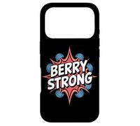 Berry Strong Funny Fitness Pun Humour Coque pour iPhone 17 Pro