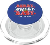 Berry Sweet Baby on The Way Révélation de Grossesse à la Fraise Mignonne PopSockets PopGrip pour MagSafe