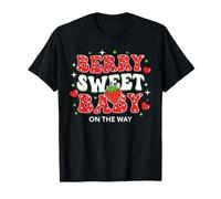 Berry Sweet Baby on The Way Révélation de Grossesse à la Fraise Mignonne T-Shirt