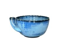 Berry Swirl Bowl with Drain Holes, Automatic Fruit Washing Colander Faux Ceramic Produce Cleaner for Strawberries Blueberries Grapes Vegetables Kitchen Serving Bowl