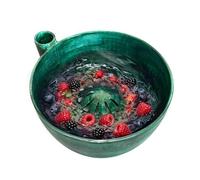 Berry Washing Bowl, Rotating Basket, 7,87 x 7,87 x 3,54 cm In Spinner with Drain, Vegetable Washer with Kitchen Stylish, Salad Prep Style, Home Accessories for Lettuce Strawberry Potato Veggie Food