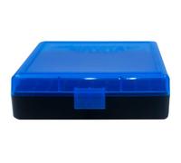 Berrys 69874 001 Boîte de munitions avec couvercle bleu 9 mm 380 ACP 100ème