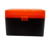 BERRY'S Boîte à munitions ronde en plastique, orange/noir 50 270/30-06 (1)