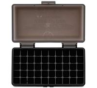 Berry's Boîte de Rangement pour 50 Cartouches 25acp 380 9mm 32acp 9mak Grise