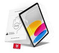 BERSEM Lot de 2 Protecteur D'écran pour iPad 10.9 Generation 10,9 Pouces (2022), Compatible avec l'Apple Pencil, Anti-Rayures, HD Clear, One-Pull Box