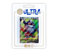 Berserkatt De Galar V 183 196 Full Art - Ultraboost X Epée Et Bouclier 11 Origine Perdue - Coffret De 10 Cartes Pokémon Françaises