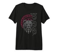 Berserker Boussole de Guerrier Ours mythologie Nordique Viking T-Shirt Haut de Gamme