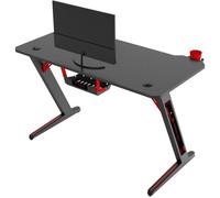 BERSERKER Bureau Gaming DESK B120 Noir / Rouge - (B120-BK-RED)