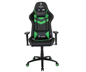 BERSERKER Chaise Gaming Ergonomique, Rotation 360°, Inclinable 90-180°, Capacité 160 kg, Simili Cuir, Noir
