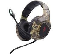 Berserker Gaming ARMY THOR Gaming Micro-casque supra-auriculaire filaire Stereo noir, vert volume réglable G