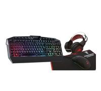 Pack Gamer Clavier Souris Casque et Tapis Berserker Gaming 4 en 1