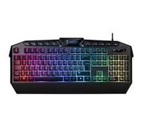 Berserker Gaming THOR filaire, USB Clavier de gaming français, AZERTY noir éclairé Noir G