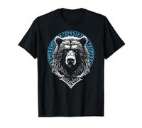 Berserker Ours guerrier Odin Runes Boussole nordique Viking T-Shirt