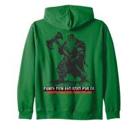 Berserker Wotan Odin Germains Futhark Runes Fonte Vikings Sweat à Capuche