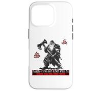 Berserker Wotan Odin Germains Futhark Runes Vikings Fonte Coque pour iPhone 16 Pro