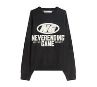 Bershka Pull-over ivoire / noir, Taille M