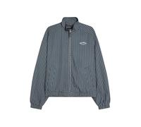 Bershka Veste mi-saison bleu fumé / bleu foncé / blanc, Taille XL