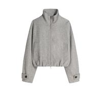 Bershka Veste mi-saison 'CAZADORA' gris chiné, Taille S