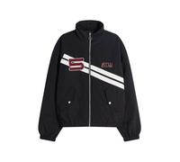 Bershka Veste mi-saison rouge rubis / noir / blanc, Taille M