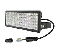 BERSUANG Projecteur LED d'extérieur 14000LM 100W 6500K IP67 étanche Projecteur à angle réglable Adapté aux terrains de sport (avec connecteur de câble)