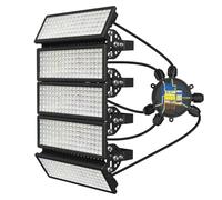 BERSUANG Projecteur LED Extérieur 500W, 70 000 LM, Blanc Froid 6500K, IP67 Étanche, Spot LED Extérieur avec Support Réglable 180° pour Jardin, Garage, Terrain de Sport