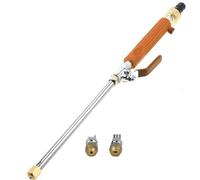 Bertaus Nettoyeur à Haute Pression PG7-Lance Nettoyeur Pistolet avec Buse Réglable pour Le Nettoyage des Fenêtres À La Maison, en Plein Air, Lavage de Voiture (45 * 3 * 3cm,Orange)