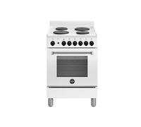 Bertazzoni La Germania Americana AMN6604SBV/24 Cuisinière Electrique Plaque scellée Acier inoxydable, Blanc A