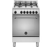 Bertazzoni La Germania Americana AMN664EXV/24 Cuisinière Cuisinière électrique indépendante à gaz inox A