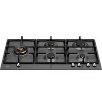 Plaque de Cuisson Gaz Bertazzoni 90 cm Heritage P905LHERNE Noir mat