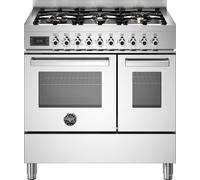 Cuisinière 90 cm Bertazzoni Professional Four électrique / Table de cuisson à Gaz PRO96L1EXT Acier inoxydable