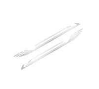 BERTDCX Accessoire Automatique Autocollants Latéraux De Carrosserie De Voiture, pour Camping-Car, Van, Camping-Car, Caravane, Course, Rayures De Sport, Décoration en Vinyle(Matt Silver)