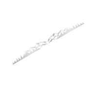 BERTDCX Accessoire Automatique Graphiques Arbres De Montagne Style Autocollant Van Camping-Car Corps Côté Décor Décalcomanie Camping-Car RV Vinyle Décoration(Matt Silver,150x25.5cm)