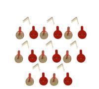 BERTGDA 1/2/4/6/8/10 paires de plaquettes frein for scooter électrique, adaptées aux à disque vélo VTT en résine KuGoo, G2 Pro BB8 Plaquettes de frein pour trottinettes électriques(8pair resin)