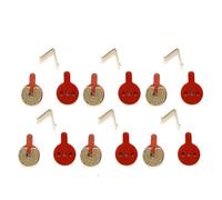 BERTGDA 1/2/4/6/8/10 paires de plaquettes frein for scooter électrique, adaptées aux à disque vélo VTT en résine KuGoo, G2 Pro BB8 Plaquettes de frein pour trottinettes électriques(6pair resin)