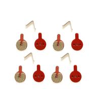 BERTGDA 1/2/4/6/8/10 paires de plaquettes frein for scooter électrique, adaptées aux à disque vélo VTT en résine KuGoo, G2 Pro BB8 Plaquettes de frein pour trottinettes électriques(4pair resin)