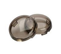 BERTGDA 4 pièces 2 pièces couvercle d'objectif léger, Convient for Harley Touring Road King Dyna Softail Sportster 883 1200 Cache-lentille de phare avant de véhicule(2pcs lens cover)