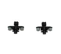 BERTGDA Couvercle de lave-phare avant, Convient for Subaru, Forester SK 2018-2020 86636-SJ120 86636-SJ130, capuchon de Jet de buse de pulvérisation de phare Jet nettoyant pour phares(Nozzle set)