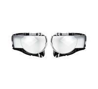 BERTGDA Couvercle d'objectif de phare de voiture, Convient for Land Rover Defender 2020 - 2024, coque en verre, abat-jour Transparent étanche Cache-lentille de phare avant de véhicule(A Pair)