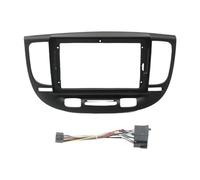 BERTGDA Façades D'autoradio, Convient For KIA, Rio2 Rio 2005-2011 Stéréo 9 Pouces Cadre Dunité Principale DIN Couvercle De MP5 Cadre de console audio pour véhicule(Frame-B-cord)