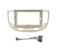 BERTGDA Façades D'autoradio, Convient For KIA, Rio2 Rio 2005-2011 Stéréo 9 Pouces Cadre Dunité Principale DIN Couvercle De MP5 Cadre de console audio pour véhicule(Frame-A-cord)