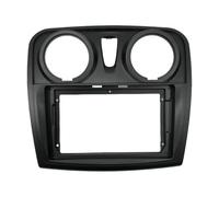 BERTGDA Façades Dautoradio Convient For Renault Sandero Symbol Logan 2014+ 2 Din Écran 9 Pouces Bord DVD GPS Lecteur MP5 Cadre Cadre de console audio pour véhicule(Only Frame 2)