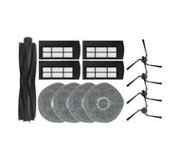 BERTGDA Filtre de brosse latérale, compatible avec l'aspirateur robot Eufy X9 Pro, pièces rechange for rouleau principal Kit filtre et brosse pour aspirateur