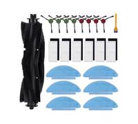 BERTGDA Filtre de brosse latérale, compatible avec les aspirateurs robots Tikom L9000, Lubluelu SL60D, Laresar L6 Nex Kit filtre et brosse pour aspirateur