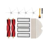 BERTGDA Filtre de brosse latérale, compatible avec Xiaomi, Roborock S5 Max S50 S55 S6 Maxv Pure E4 E5 Kit filtre et brosse pour aspirateur