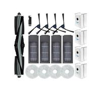 BERTGDA Filtres de brosse latérale, adaptés aux aspirateurs Convient for Ecovacs Deebot X2, Omni, Pro, DEX86 Kit filtre et brosse pour aspirateur