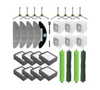 BERTGDA Filtres for brosse latérale, Convient for les aspirateurs Roomba Combo J5+ et I5+ Puls, accessoires, brosses à rouleaux Kit filtre et brosse pour aspirateur