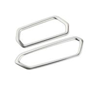 BERTGDA Garniture de couvercle de ventilation de climatisation avant de voiture, compatible avec VW, Volkswagen, T-Cross T Cross 2019-2023, accessoires de cadre de climatisation de tableau de bord Aut