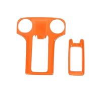 BERTGDA Garniture de panneau central, Convient for Great Wall/GWM/WEY/TANK 300 2022 2023 Décoration de console centrale automobile(Orange Style)