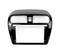 BERTGDA Panneau stéréo for voiture, Convient for Mitsubishi, Attrage Mirage Space 2012-2019, radio 9 pouces Cadre de console audio pour véhicule