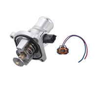 BERTGDA Thermostat de liquide refroidissement, Convient for Chevrolet/Cruze/Vauxhall/Astra/Signum/Vectra/Zafira/Opel 1.6 .8 Ensemble boîtier de thermostat de liquide de refro(1PCS and Plug)